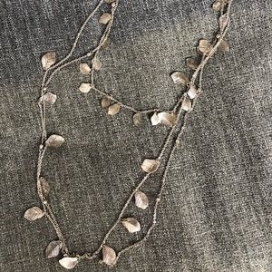 Silver Leaf Necklace